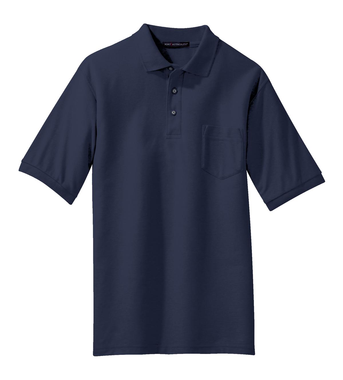 Port Authority® Silk Touch Polo with Pocket. K500P