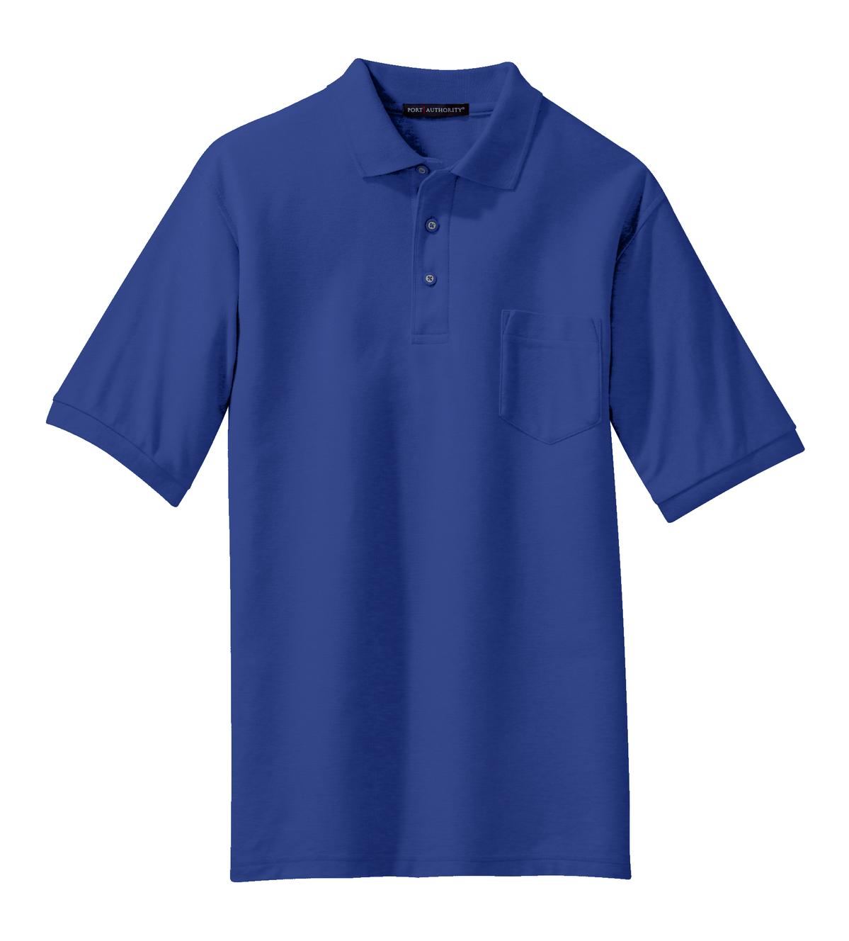 Port Authority® Silk Touch Polo with Pocket. K500P