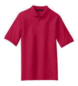 Port Authority® Silk Touch Polo with Pocket. K500P