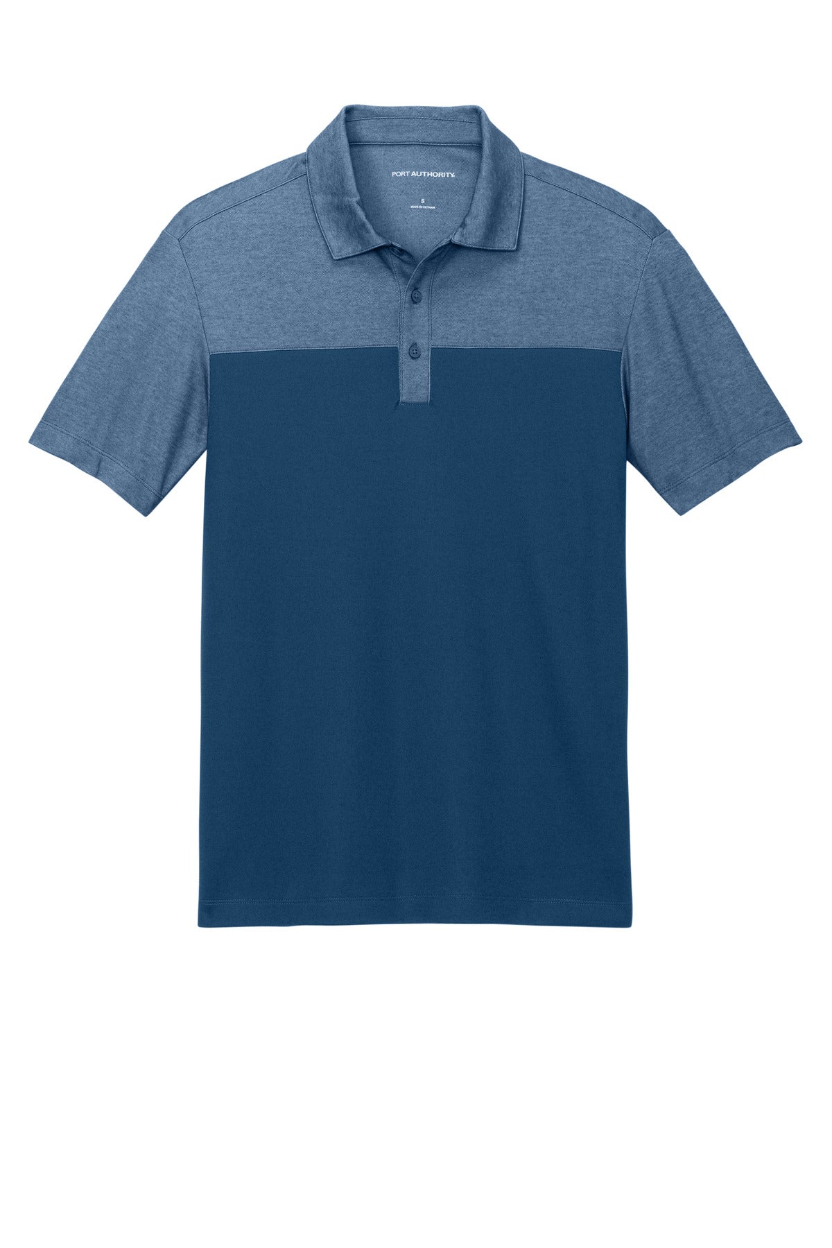 Port Authority® Fine Pique Blend Blocked Polo K831 - hero