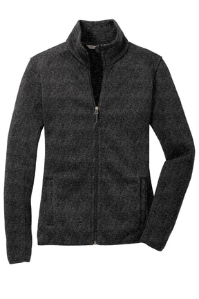 Port Authority® Women's Sweater Fleece Jacket. L232 - hero