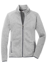 Port Authority® Women's Sweater Fleece Jacket. L232