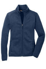 Port Authority® Women's Sweater Fleece Jacket. L232