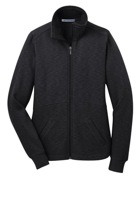 Port Authority® Women's Slub Fleece Full-Zip Jacket. L293 - hero