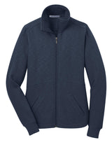 Port Authority® Women's Slub Fleece Full-Zip Jacket. L293