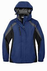 Port Authority® Women's Colorblock 3-in-1 Jacket. L321 - hero