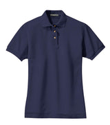 Port Authority® Women's Heavyweight Cotton Pique Polo. L420 - hero
