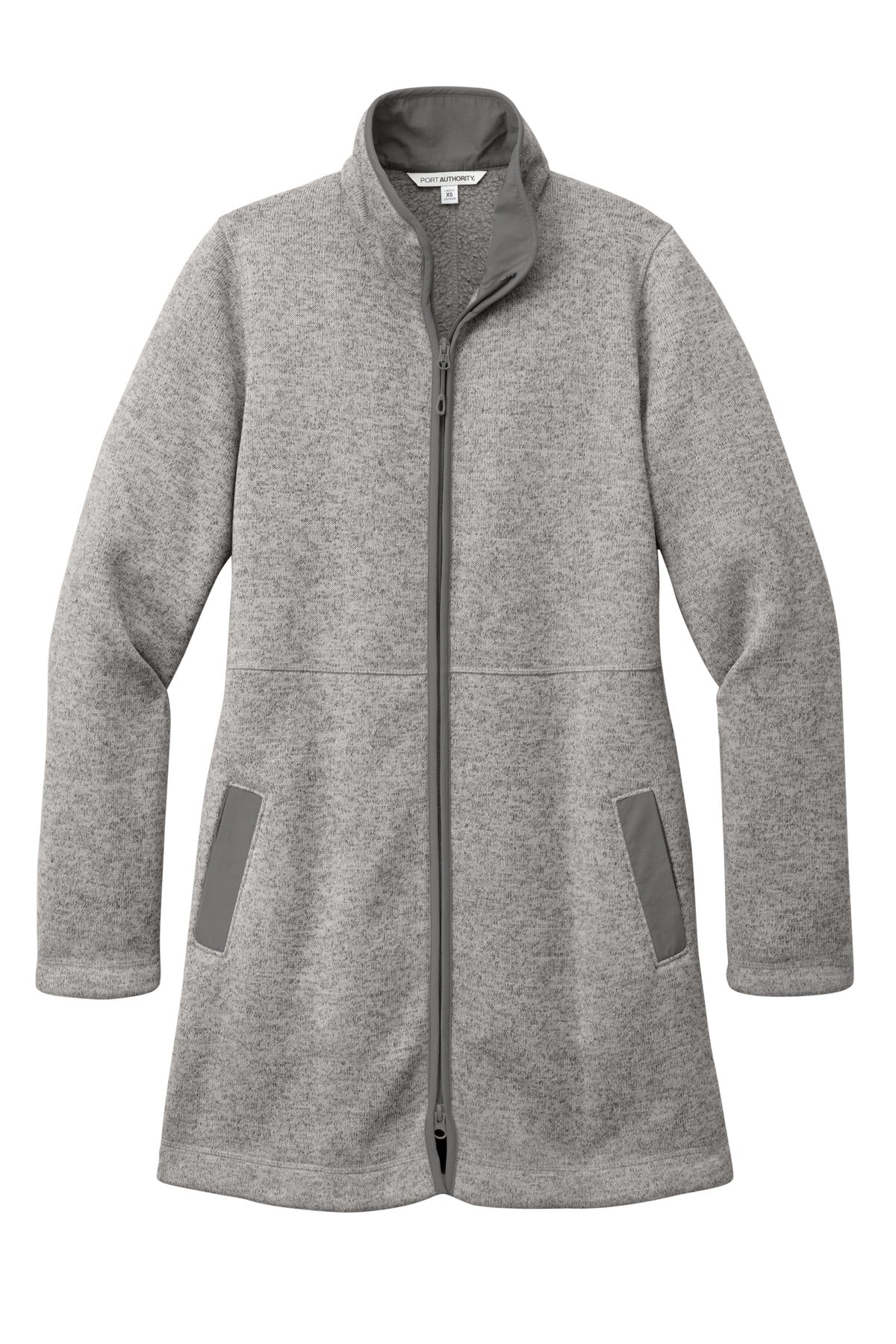 Port Authority® Women's Arc Sweater Fleece Long Jacket L425 - hero