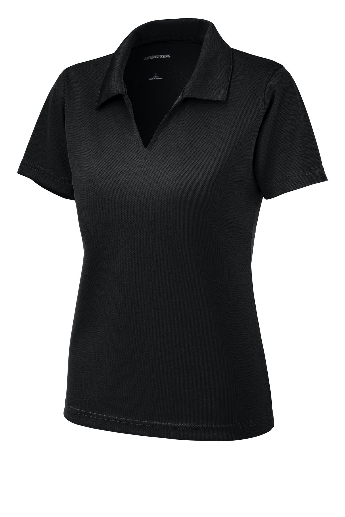 Sport-Tek® Women's Dri-Mesh® V-Neck Polo. L469 - hero