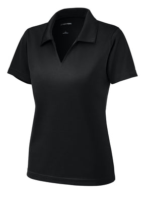 Sport-Tek® Women's Dri-Mesh® V-Neck Polo. L469 - hero