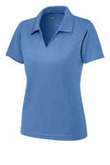 Sport-Tek® Women's Dri-Mesh® V-Neck Polo. L469