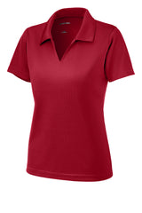 Sport-Tek® Women's Dri-Mesh® V-Neck Polo. L469