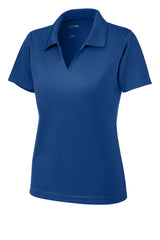 Sport-Tek® Women's Dri-Mesh® V-Neck Polo. L469