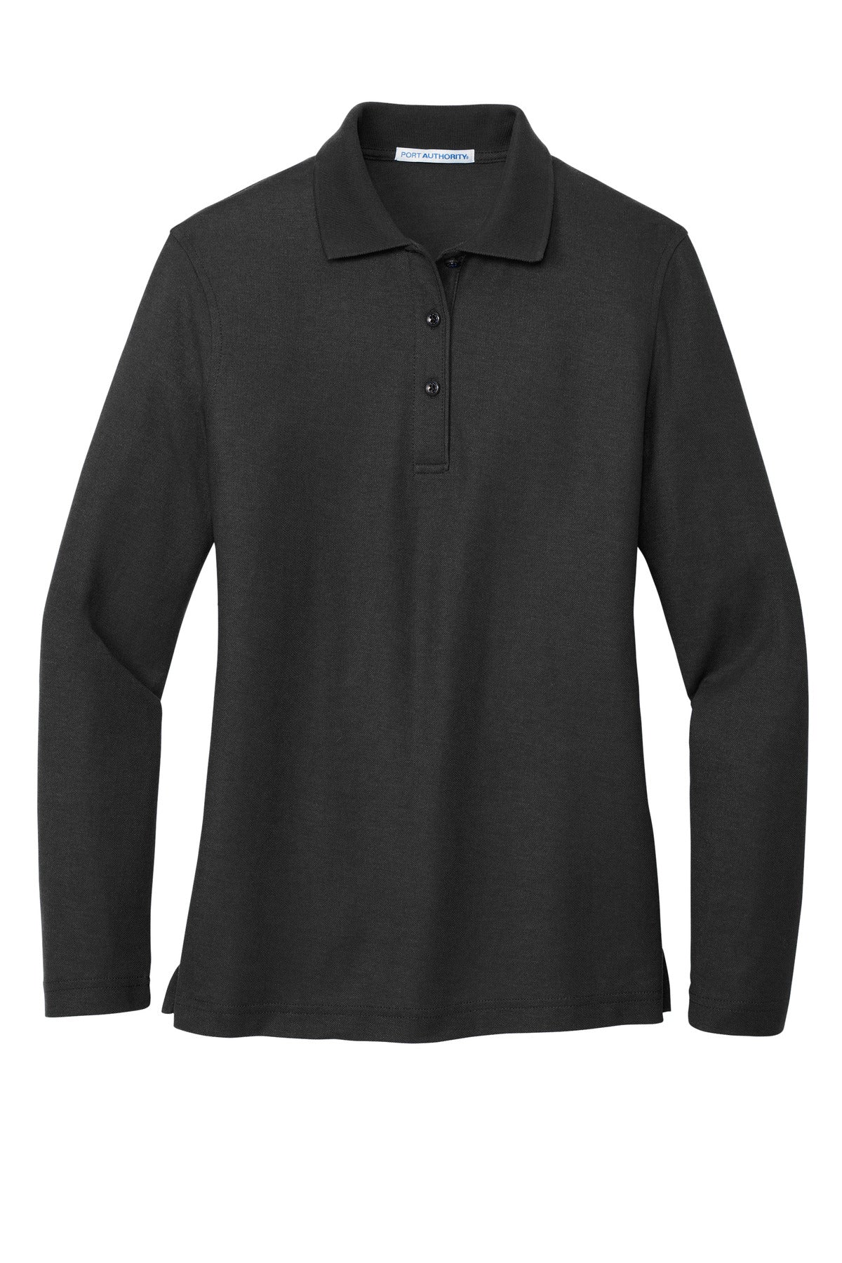Port Authority® Women's Silk Touch Long Sleeve Polo. L500LS - hero