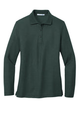 Port Authority® Women's Silk Touch Long Sleeve Polo. L500LS