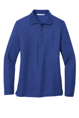 Port Authority® Women's Silk Touch Long Sleeve Polo. L500LS