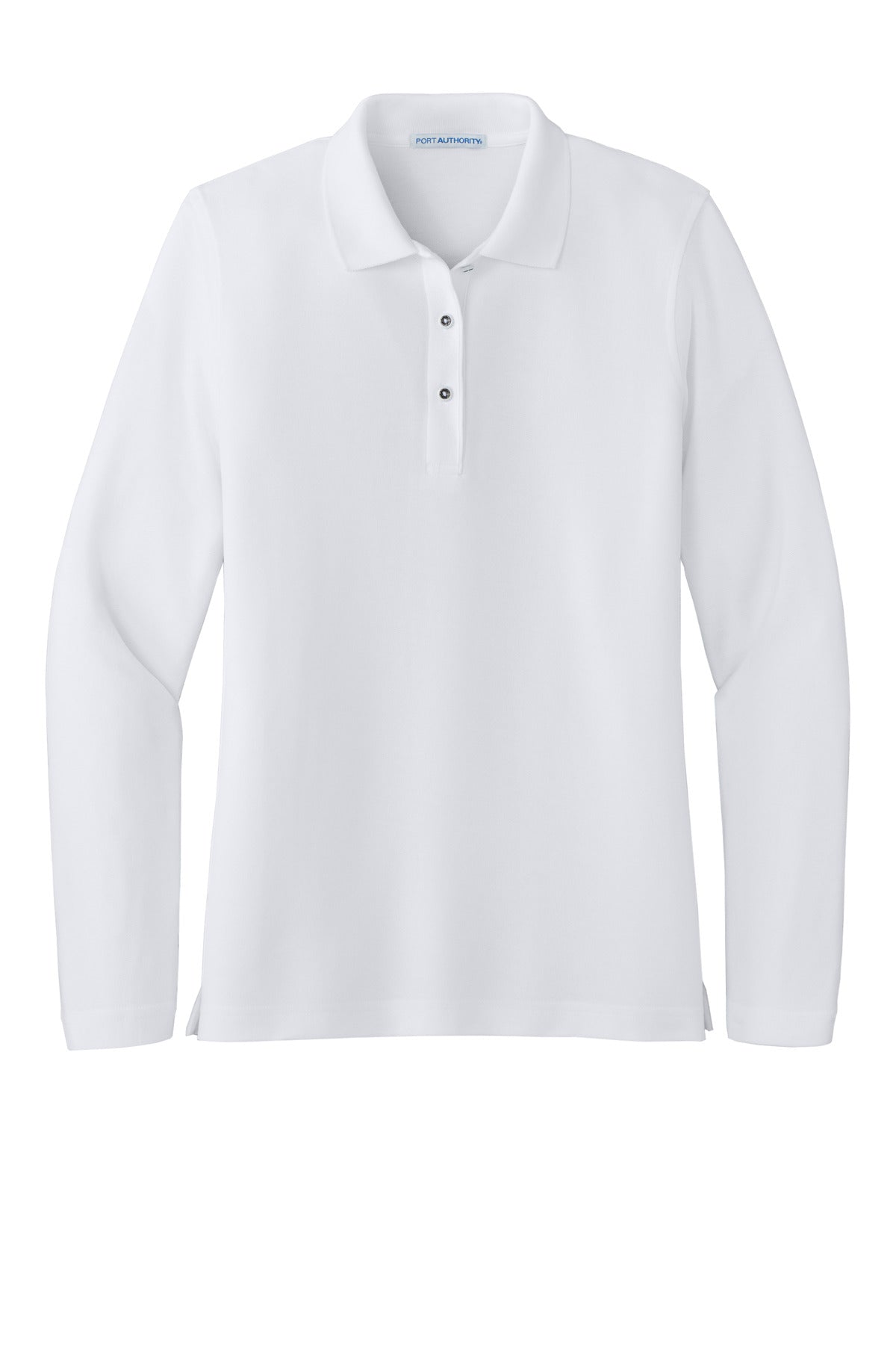 Port Authority® Women's Silk Touch Long Sleeve Polo. L500LS