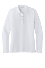 Port Authority® Women's Silk Touch Long Sleeve Polo. L500LS