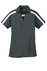 Port Authority® Women's Silk Touch Performance Colorblock Stripe Polo. L547