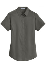 Port Authority® Women's Short Sleeve SuperPro Twill Shirt. L664