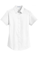 Port Authority® Women's Short Sleeve SuperPro Twill Shirt. L664