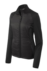 Port Authority® Women's Hybrid Soft Shell Jacket. L787 - hero