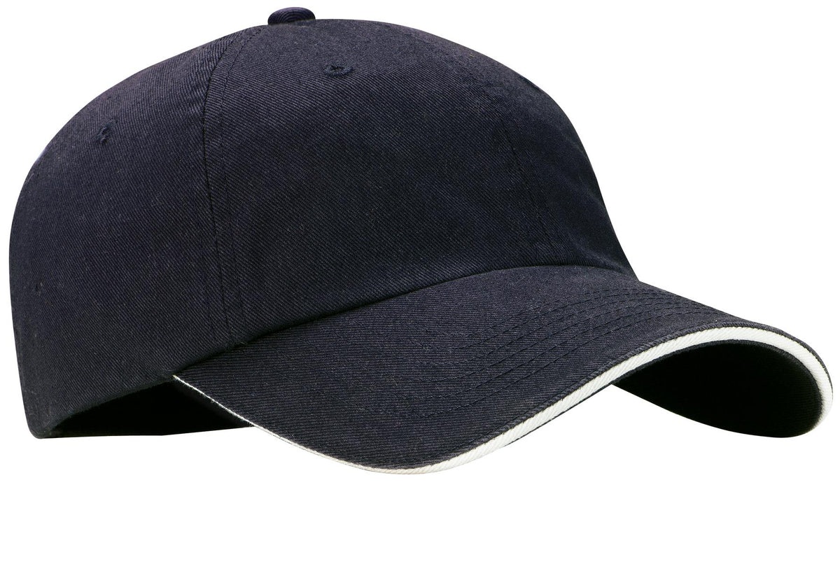 Port Authority® Sandwich Bill Cap with Striped Closure. C830