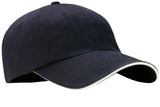 Port Authority® Sandwich Bill Cap with Striped Closure. C830
