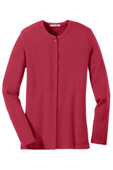 Port Authority® Women's Concept Stretch Button-Front Cardigan. LM1008
