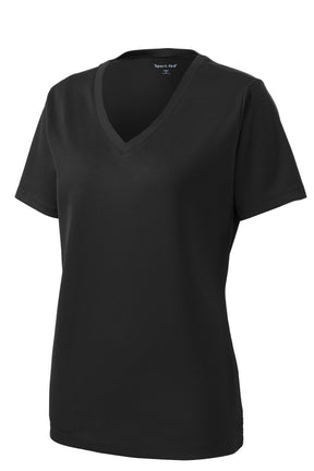 Sport-Tek® Women's PosiCharge® RacerMesh® V-Neck Tee. LST340 - hero