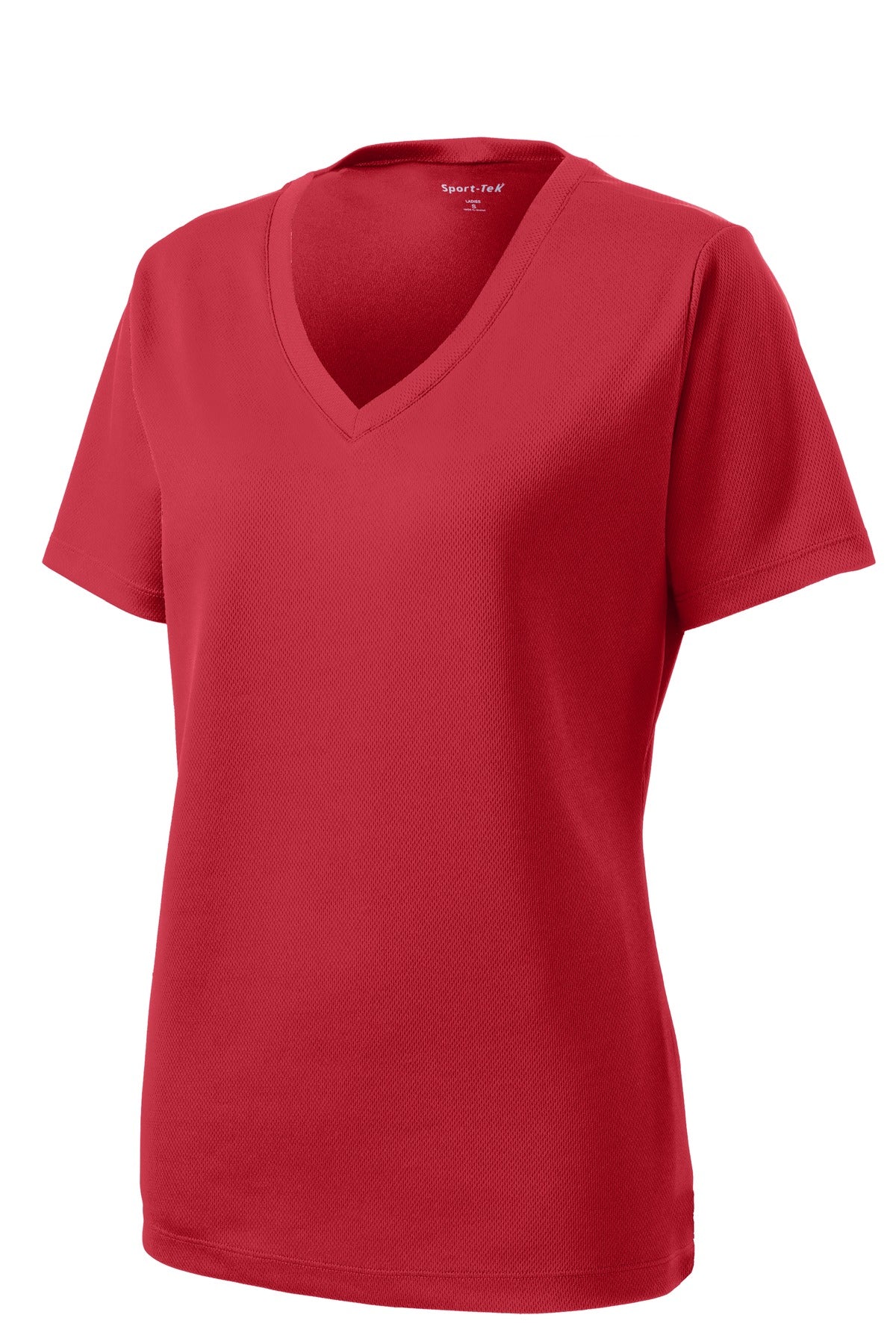 Sport-Tek® Women's PosiCharge® RacerMesh® V-Neck Tee. LST340