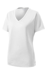 Sport-Tek® Women's PosiCharge® RacerMesh® V-Neck Tee. LST340
