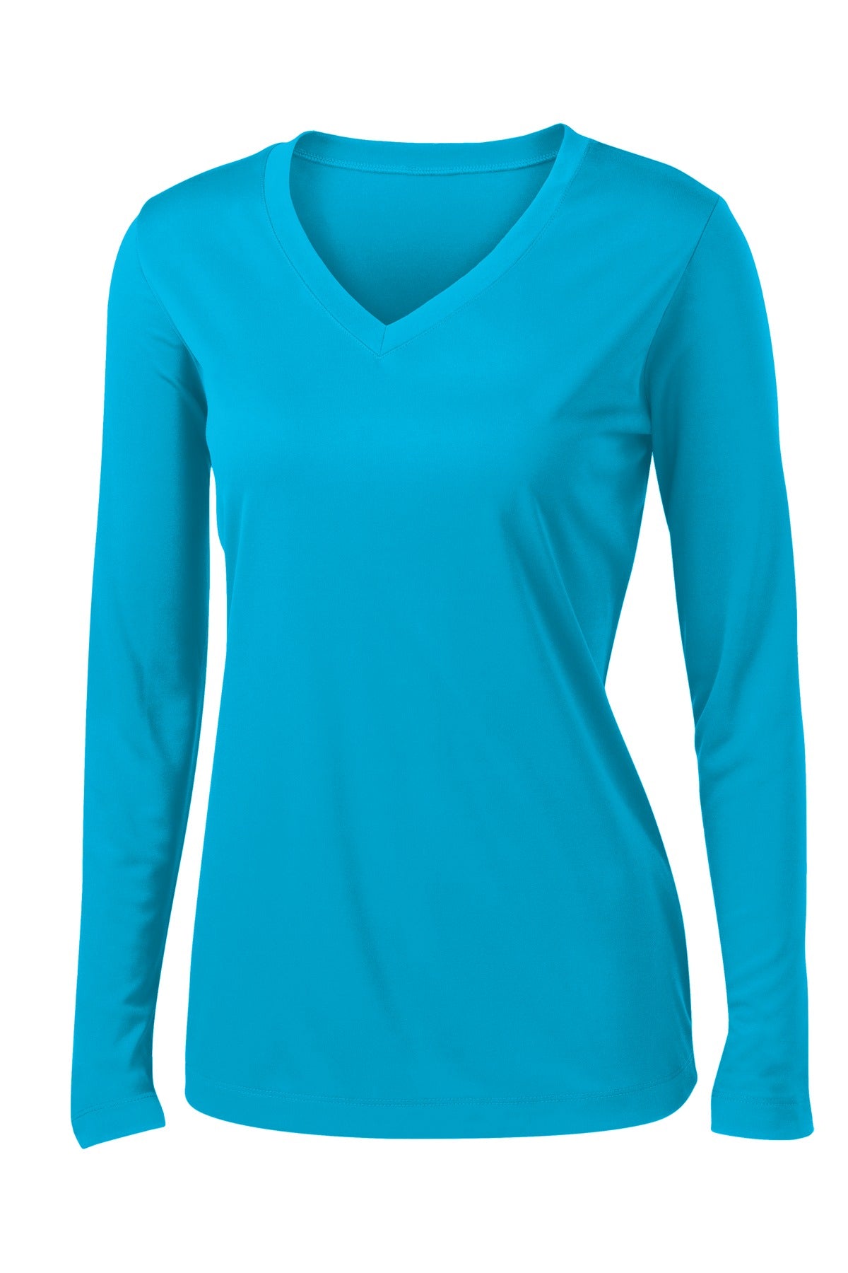Sport-Tek® Women's Long Sleeve PosiCharge® Competitor V-Neck Tee. LST353LS