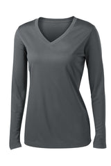 Sport-Tek® Women's Long Sleeve PosiCharge® Competitor V-Neck Tee. LST353LS