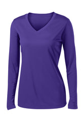 Sport-Tek® Women's Long Sleeve PosiCharge® Competitor V-Neck Tee. LST353LS