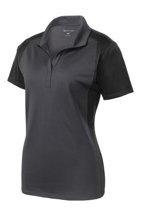 Sport-Tek® Women's Colorblock Micropique Sport-Wick® Polo. LST652 - hero