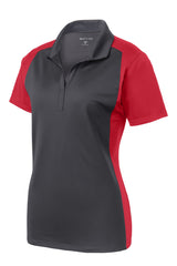 Sport-Tek® Women's Colorblock Micropique Sport-Wick® Polo. LST652