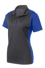 Sport-Tek® Women's Colorblock Micropique Sport-Wick® Polo. LST652