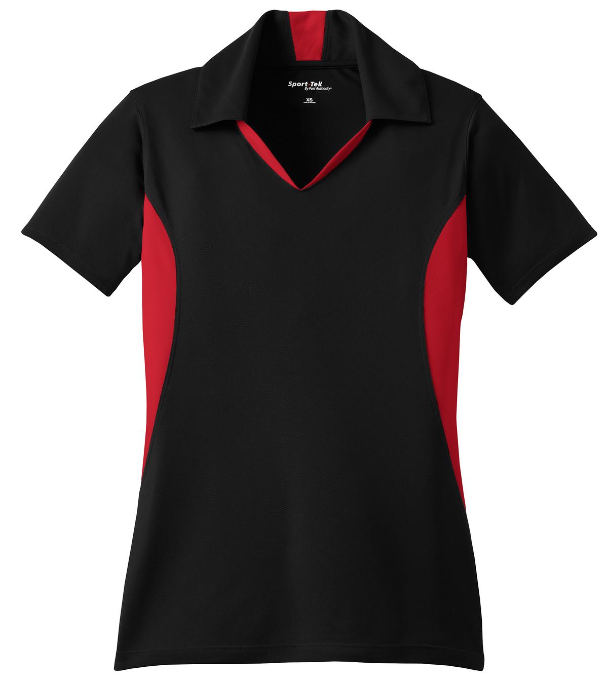 Sport-Tek® Women's Side Blocked Micropique Sport-Wick® Polo. LST655
