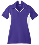 Sport-Tek® Women's Side Blocked Micropique Sport-Wick® Polo. LST655