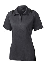 Sport-Tek® Women's Heather Colorblock Contender Polo. LST665