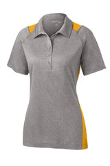Sport-Tek® Women's Heather Colorblock Contender Polo. LST665