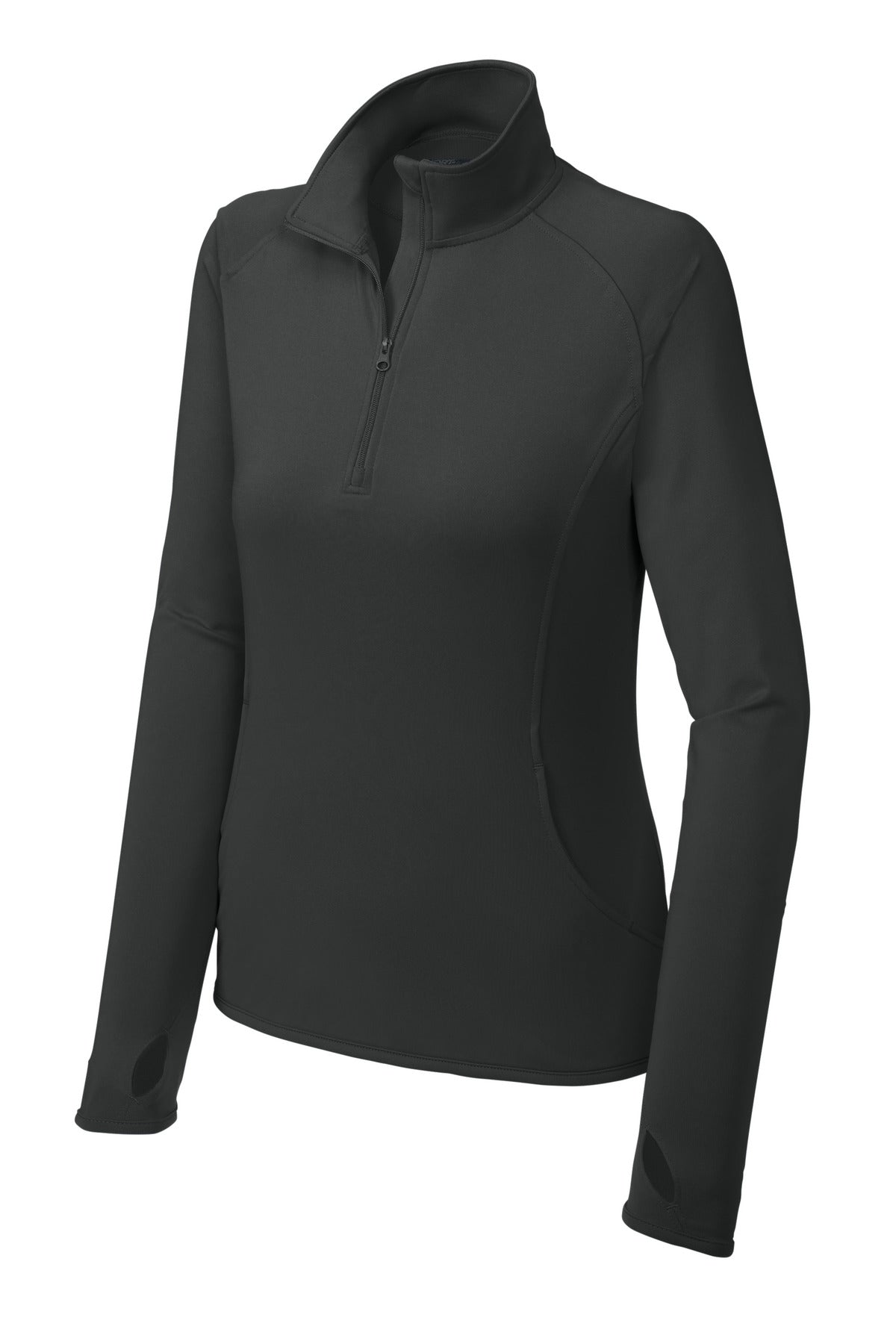 Sport-Tek® Women's Sport-Wick® Stretch 1/4-Zip Pullover. LST850