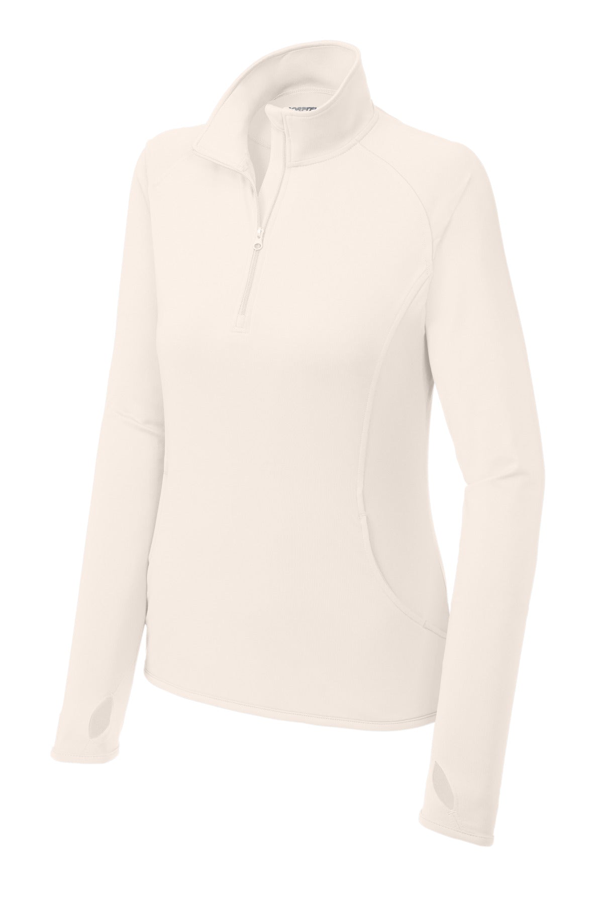 Sport-Tek® Women's Sport-Wick® Stretch 1/4-Zip Pullover. LST850