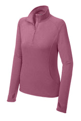 Sport-Tek® Women's Sport-Wick® Stretch 1/4-Zip Pullover. LST850