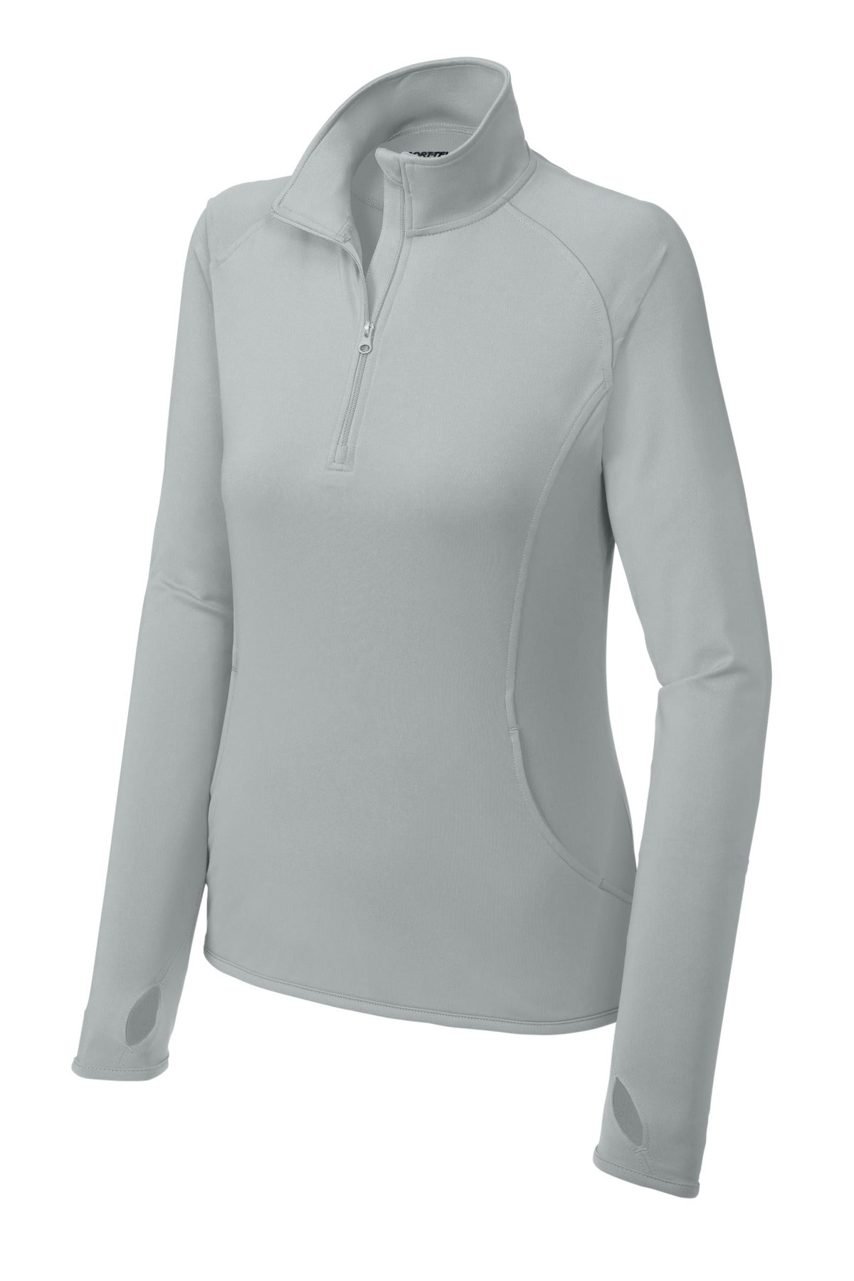 Sport-Tek® Women's Sport-Wick® Stretch 1/4-Zip Pullover. LST850