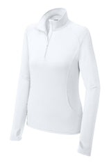 Sport-Tek® Women's Sport-Wick® Stretch 1/4-Zip Pullover. LST850