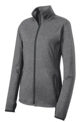 Sport-Tek® Women's Sport-Wick® Stretch Contrast Full-Zip Jacket. LST853
