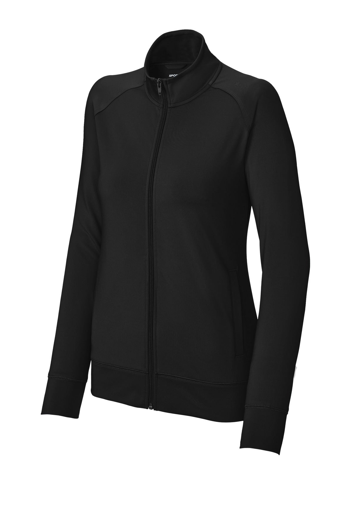 Sport-Tek® Women's Sport-Wick® Stretch Full-Zip Cadet Jacket LST857 - hero