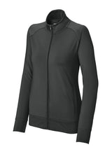 Sport-Tek® Women's Sport-Wick® Stretch Full-Zip Cadet Jacket LST857